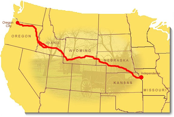 NPS Oregon Trail Map